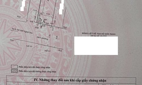 Bán đất Cư Xá Ngân Hàng 220 XVNT P21 Bình Thạnh